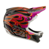 Troy Lee Designs D4 CARBON MIPS TORCHED CARBON / MAGENTA