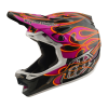Troy Lee Designs D4 CARBON MIPS TORCHED CARBON / MAGENTA
