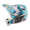 Troy Lee Designs D4 COMPOSITE MIPS CREST REAL TEAL