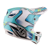 Troy Lee Designs D4 COMPOSITE MIPS CREST REAL TEAL