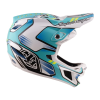 Troy Lee Designs D4 COMPOSITE MIPS CREST REAL TEAL