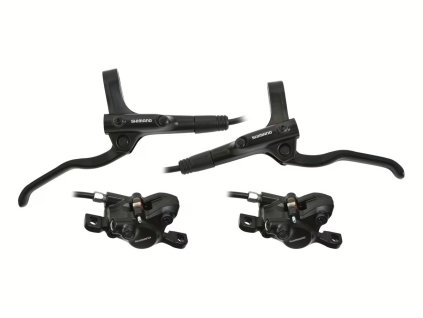 kotoucove brzdy shimano br mt200 black predni zadni w1200
