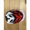 přilba Catlike Diablo stříbrno-červeno-črná 50-55 cm MEGA VÝPRODEJ