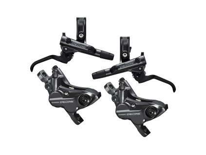 shimano deore bl m6100 br m6120 enduro trail hydraulic disc brake set fw rw 835608