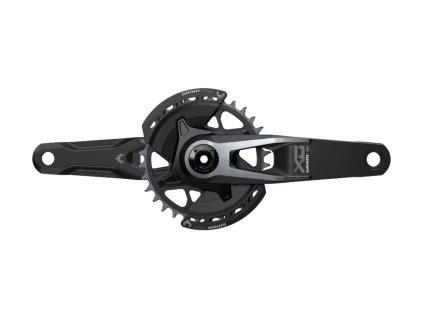 sram x0 eagle v2 dub kurbel 55 mm kettenlinie 174 mm q faktor schwarz