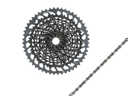 verschleiss set sram xg 1275 gx eagle kassette full pin 10 52 zaehne schwarz sram gx eagle kette silber