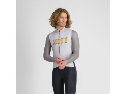 Sportful SUPERGIARA LOGO THERMAL dres stone grey (Veľkosť L)