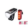 sigma sport led akku set scheinwerfer aura 80 ruecklicht blaze usb mit bremslichtfunktion stvzo