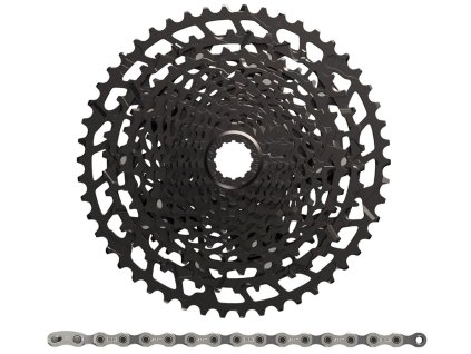 Sram NX Eagle PG 1230 Kaseta 11 50T NX Eagle Kette 12 fach Zestaw Verschleiss