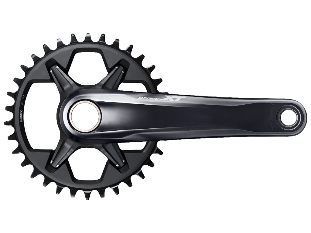 Pedaliera SHIMANO XT FC-M8120-1 Per MTB - Materiale Affidabile Per Escursioni E Ciclismo Off-Road