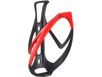 specialized rib cage 2 bottle cage matte black flo red 1 884371
