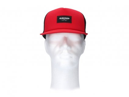 sram basecap hat rot schwarz