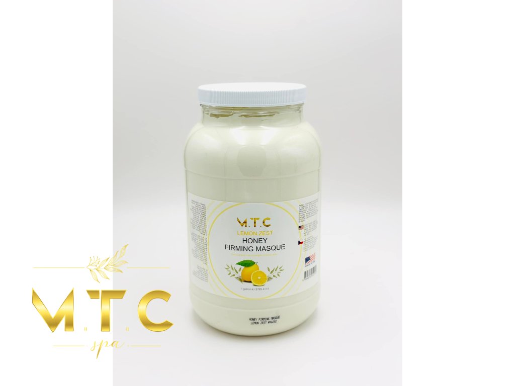 Honig straffende Maske Zitronenschale