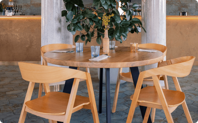 Boutique hotel s kovovými prvky
