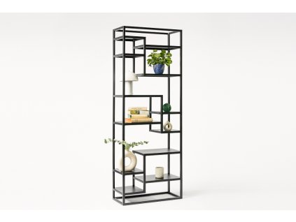 Kovový regál/knihovna „Archimédes“