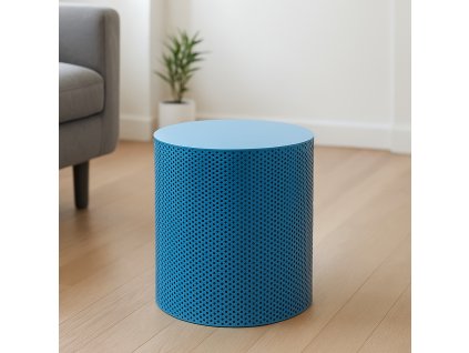 20250928 0952 Scandinavian Blue Side Table remix 01k67mwerxfgrt8baecsnt5kb7