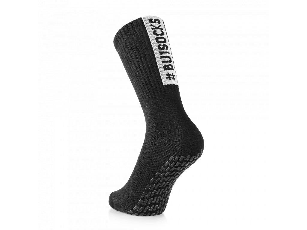 BU1 protiskluzové ponožky černé - silikon UK 7-9 EUR 40-42.5