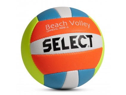 Select Volejbalový míč VB Beach Volley žluto modrá