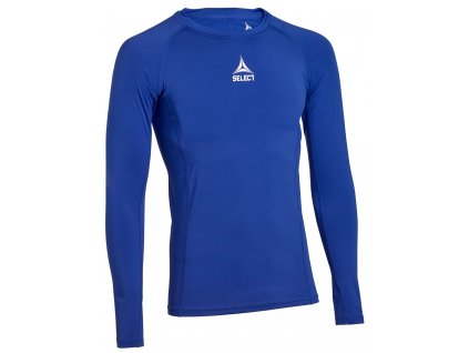 Kompresní triko Select Shirts L/S Baselayer modrá