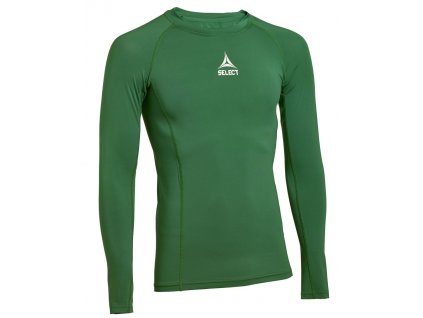 Kompresné tričko Select Shirts L/S Baselayer green