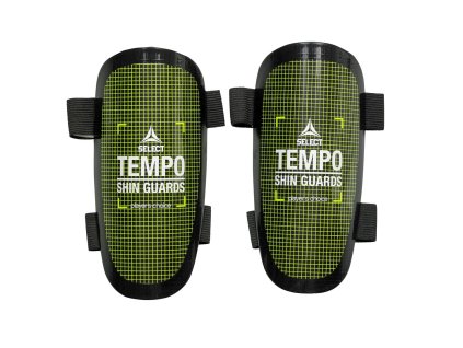 Fotbalové chrániče Select Shin Guard Tempo černo zelená Velikost: L (Velikost L)