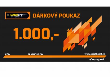 Namedsport NAMEDSPORT > DARKOVÝ POUKAZ 1.000 KČ