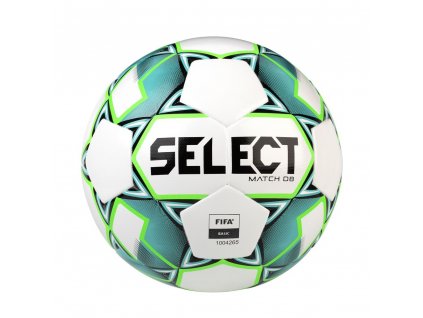 Fotbalový míč Select FB Match DB - FIFA Basic bílo zelená Velikost míče: 5