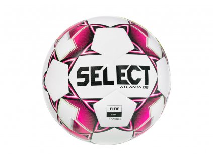 Fotbalový míč Select FB Atlanta DB bílo fialová Velikost míče: 4
