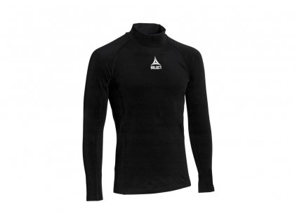 Kompresní triko Select Shirt turtleneck L/S Baselayer černá Velikost: S