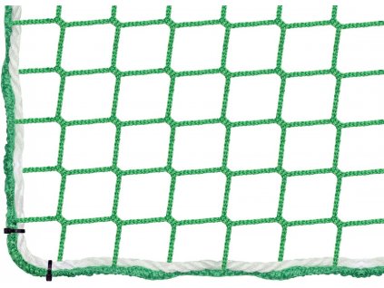 Sieť na zachytenie pádu PP 5 mm, oká 60 mm, zelená, nehorľavá úprava