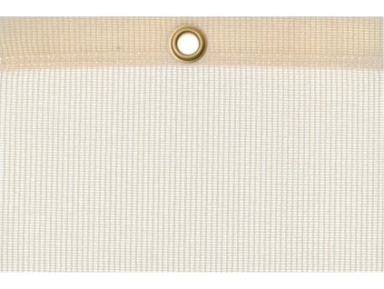 Tenisová clona PE 200 g/m2 vč. karabin, rozměr na přání, krémová