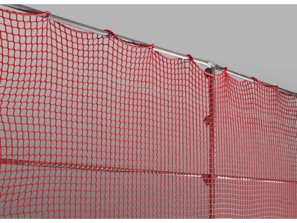 Bočná ochranná sieť PP 5 mm, 1,5 x 10,0 m, červená