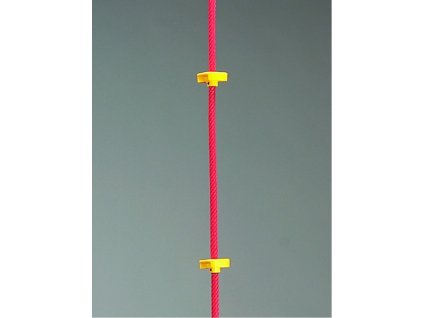 Šplhací lano Herkules ø 18 mm s pomůckou každých 50 cm, délka 2 m, béžové