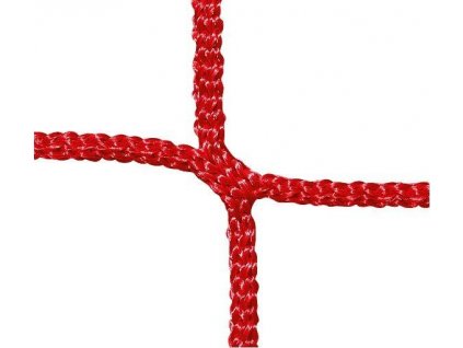 Branková síť, provedení na míru, síla PP 4 mm, oko 100 mm, červená