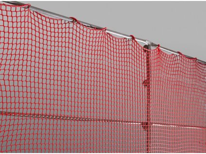Bočná ochranná sieť PP 5 mm, 2,0 x 5,0 m, červená