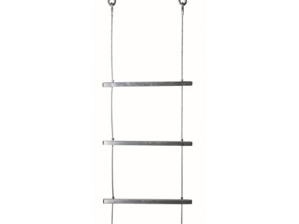 Drátěný žebřík 5 mm, pozinkovaný, rozpětí příček 280 mm, s distančním prvkem
