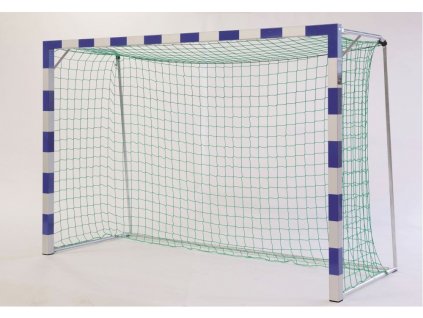 Branka na házenou do pouzder 3,0 x 2,0 m, sklopné síťové oblouky, modrostříbrná