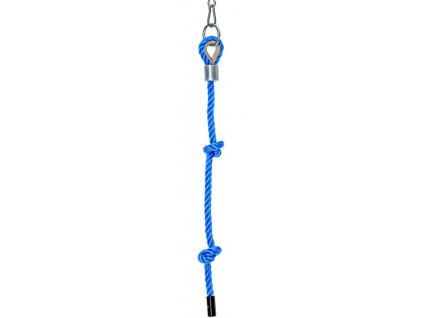Šplhací lano PP o 24 mm s uzly po 50 cm, délka 2 m, béžové