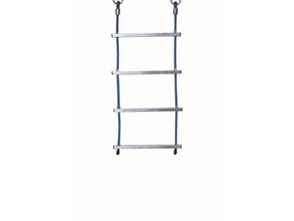 Lanový žebřík Herkules PES 16 mm, hliníkové příčky, 3 ks/m, žlutý