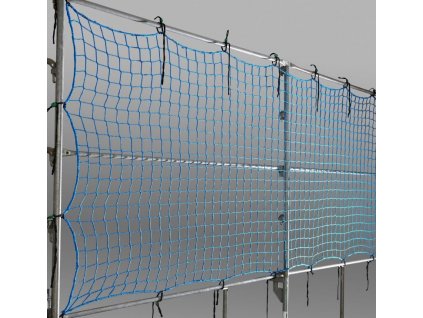 Bočná ochranná sieť PP 5 mm, 2,0 x 10,0 m, Isilink-Clip 34 ks, modrá