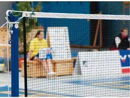 Badmintonová síť turnajová Perfect PP 1,8 mm, černá