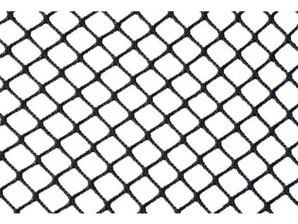 Ochranná síť PP 1,5 mm, oko 10 mm, černá, neobšitá