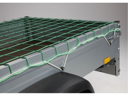 Krycí síť PP 4,0 mm, 3,0 x 3,5 m, zelená, gumová šňůra