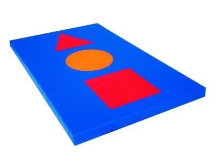 Žíněnka dětská na hraní 200x125x10 cm, modrá