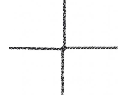 Ochranná síť PP 1,5 mm, oko 100 mm, černá, neobšitá