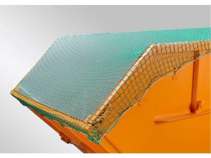 Kontejnerová síť PP 3,0 mm, 3,0 x 8,0 m, zelená, gumová šňůra