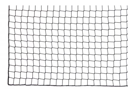 Ochranná síť PP 5,0 mm, oko 60 mm, černá, nehořlavá úprava