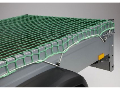 Krycí síť PP 3,0 mm, 2,7 x 3,5 m, zelená, gumová šňůra