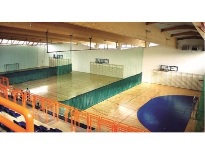 Priedušná plachta z PP 510 g/m2, nehorľavá, zelená