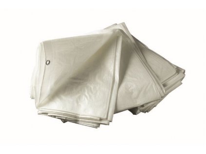 Nepriepustná plachta 100 g/m2, 6,00 x 10,00 m, ľahká, biela